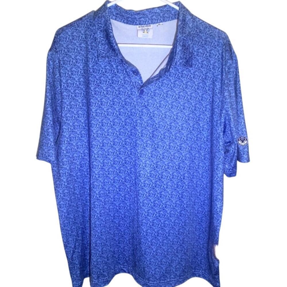 Mens Foray Golf Performance Golf Polo Size Medium